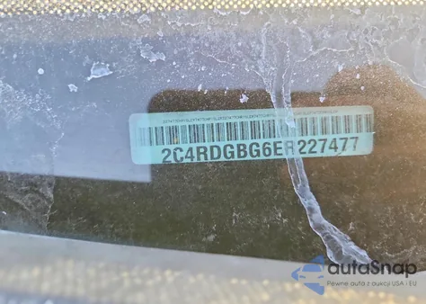 2014 Dodge Grand Caravan Se z USA, uszkodzony, nr VIN 2C4RDGBG6ER227477